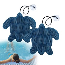 Hot Tub Scum Absorber for Spa Hot Tub 2 Pack Oil Absorbing Scum Sponge for Hot Tub Scum Bug for Hot Tub Scum Balls for Hot Tub Oil Absorbing Sponge（Sea Turtles）