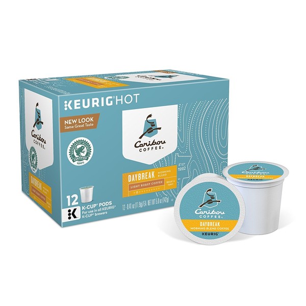 Caribou Coffee Daybreak Morning Blend K-Cups, 12-Count (Pack of 3)