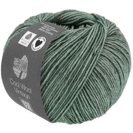 LANA GROSSA Cool Wool Vintage, Merino Classic with Tone-on-tone Colour Effect, Hand Knitting Yarn Made from 100% Virgin Wool (Extra Fine Merino), 50 g Wool for Knitting and Crocheting, 160 m Yarn