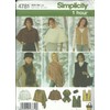 Simplicity 4781BB Sewing Pattern Misses 1 Hour Pattern Poncho Bag