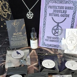 Protection Ward Jewelry Ritual Kit — Full Kit with Necklace Included:_Key