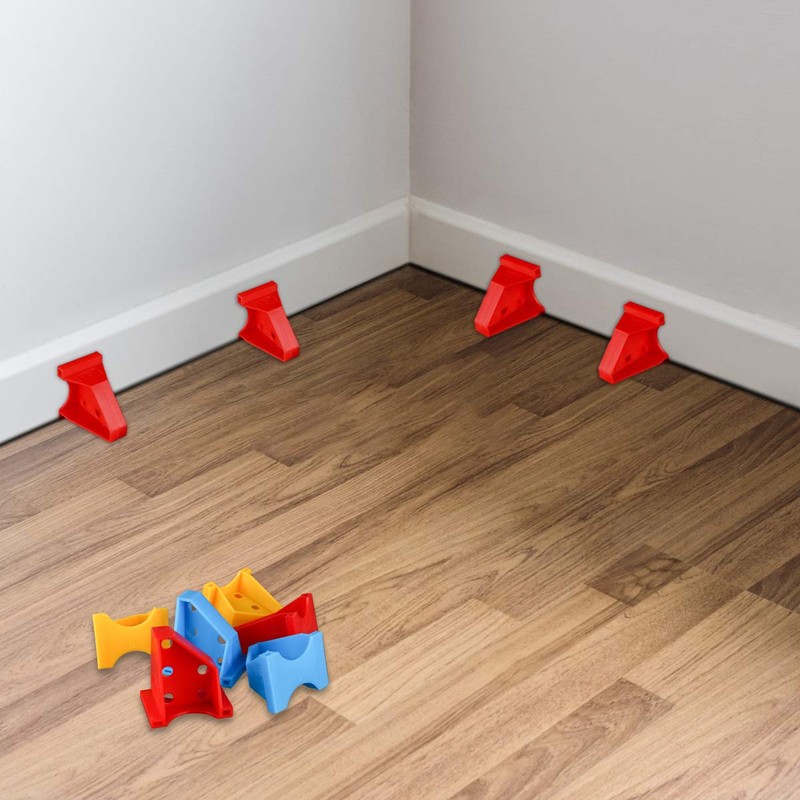 Upgraded Flooring Spacers Kit with 1/4” & 1/3” Gap, Wood