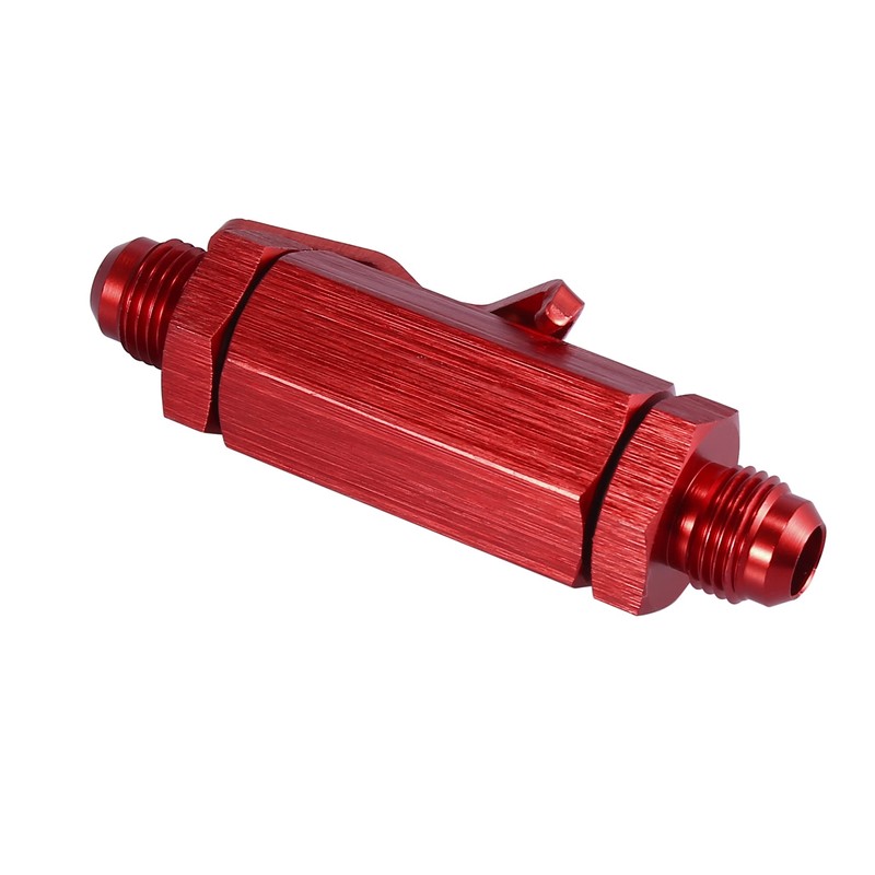 X AUTOHAUX AN6 6AN Aluminum Alloy Inline Fuel Shut Cut