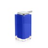 Gedy Rainbow Square Countertop Soap Dispenser, Blue