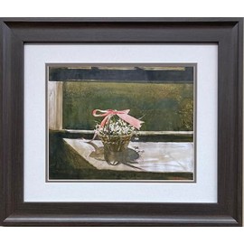 Andrew Wyeth May Basket '84" CUSTOM FRAMED Art Americana Rural Farm USA