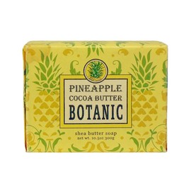 Greenwich Bay Trading Company Shea Butter Soaps with Essential Oils and Natural Extracts 10.5 ounce Block Soap Bar (Pineapple Cocoa Butter)