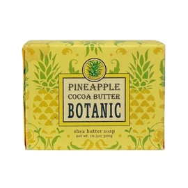Greenwich Bay Trading Company Shea Butter Soaps with Essential Oils and Natural Extracts 10.5 ounce Block Soap Bar (Pineapple Cocoa Butter)