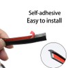 AUTOXBERT 4M/13Ft T-Shape Car Seal Strip Universal Rubber Weather Draft