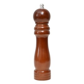 Wooden Pepper Mill or Salt Mill Adjustable Coarseness Wooden Peppermill Ceramic Grinding Mechanism Refillable Wood Pepper Grinder for your Kitchen and Cooking (8 inch) (2)