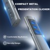 Rechargeable Presentation Clicker for Laptop PowerPoint, USB-A USB-C Presentation Pointer,