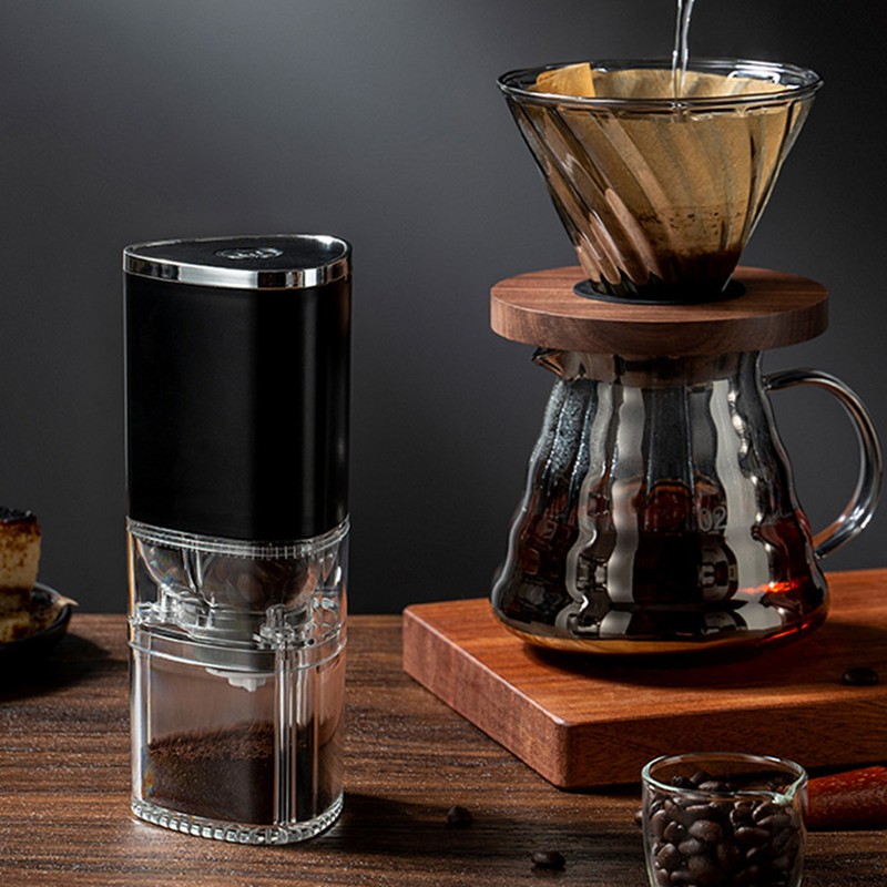 Portable Electric Coffee Grinder 13W 155ml Automatic Enhanced Flavor Rechargeable