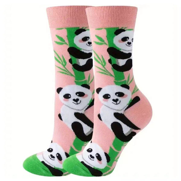 Sock Panda Pink Bamboo Panda Socks from the Sock Panda