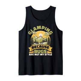 Glamping Lover Glamping Vacation Camping Chair Glamper Tank Top