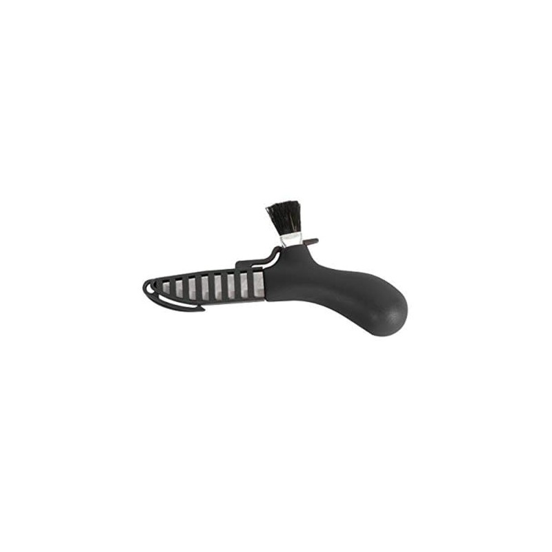 Morakniv MUSHROOM Steel Sandvik 12C27 - Horsehair Brush - Black