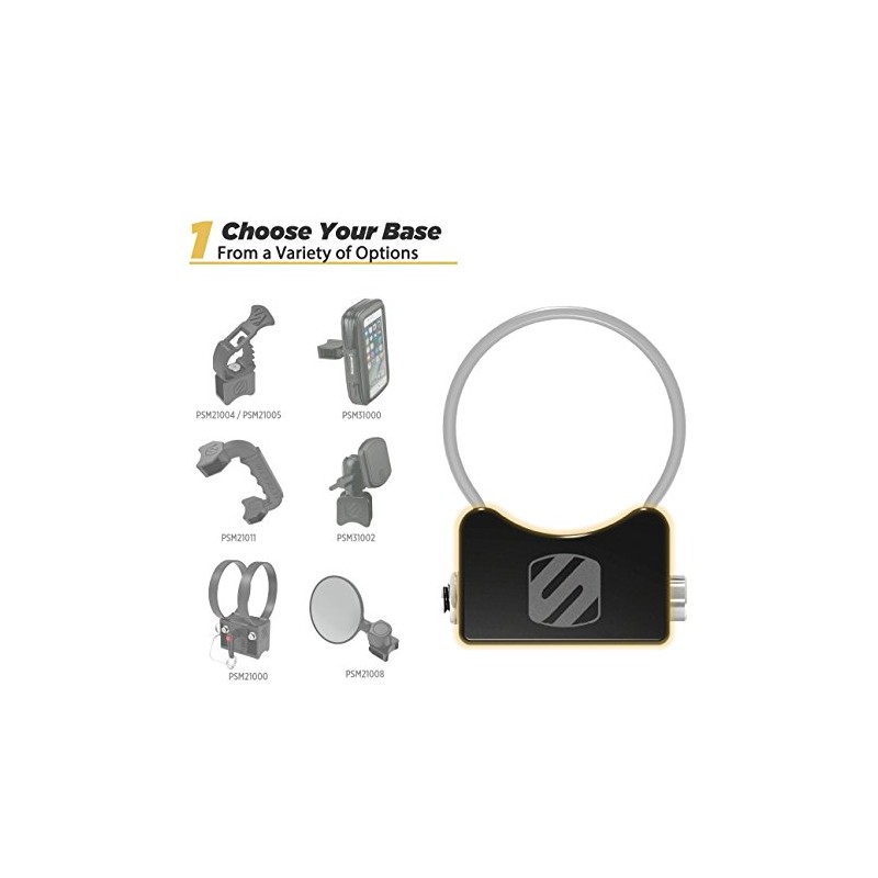 Scosche PSC21010 BaseClamp 1.85” Tube Clamp for ATV's UTV's and
