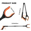 32" Grabber Tool, Foldable Grabber with Lightweight Extra Long Handy