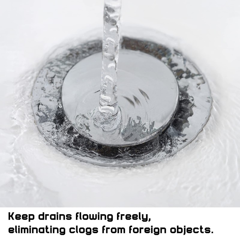 Enhon Pop up Stoppers Compatible with Moen Drain Components, Chrome