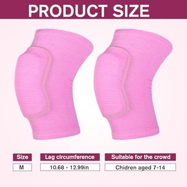 1 Pair Dance Knee Pads for Women, Soft Breathable Thick Volleyball Knee Pads for Volleyball Basketball Football Dance Workout Climbing Etc Various Spo