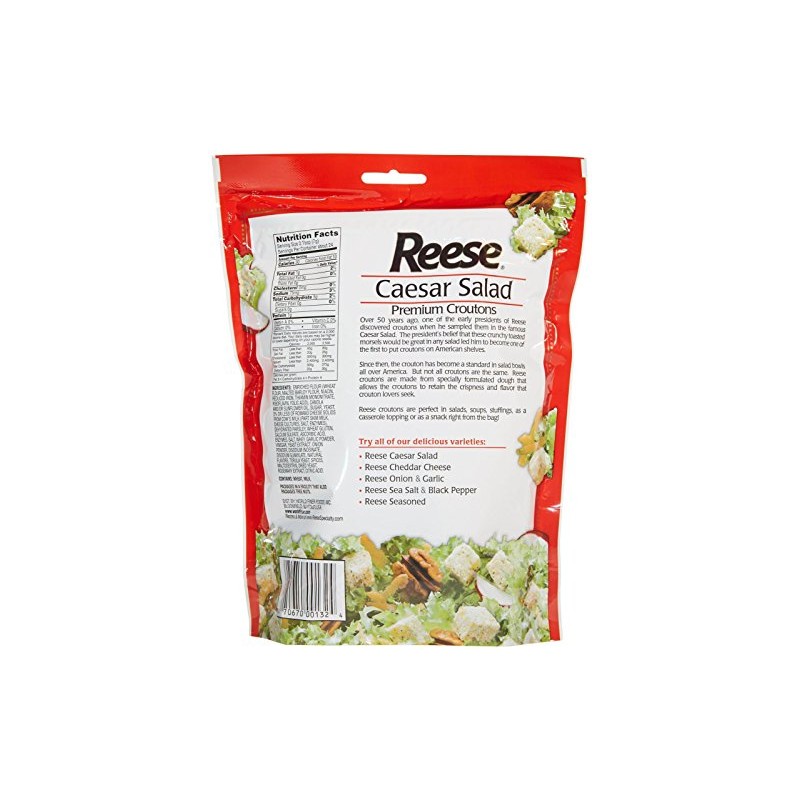 Reese Croutons - Caesar Salad - 6 Ounces