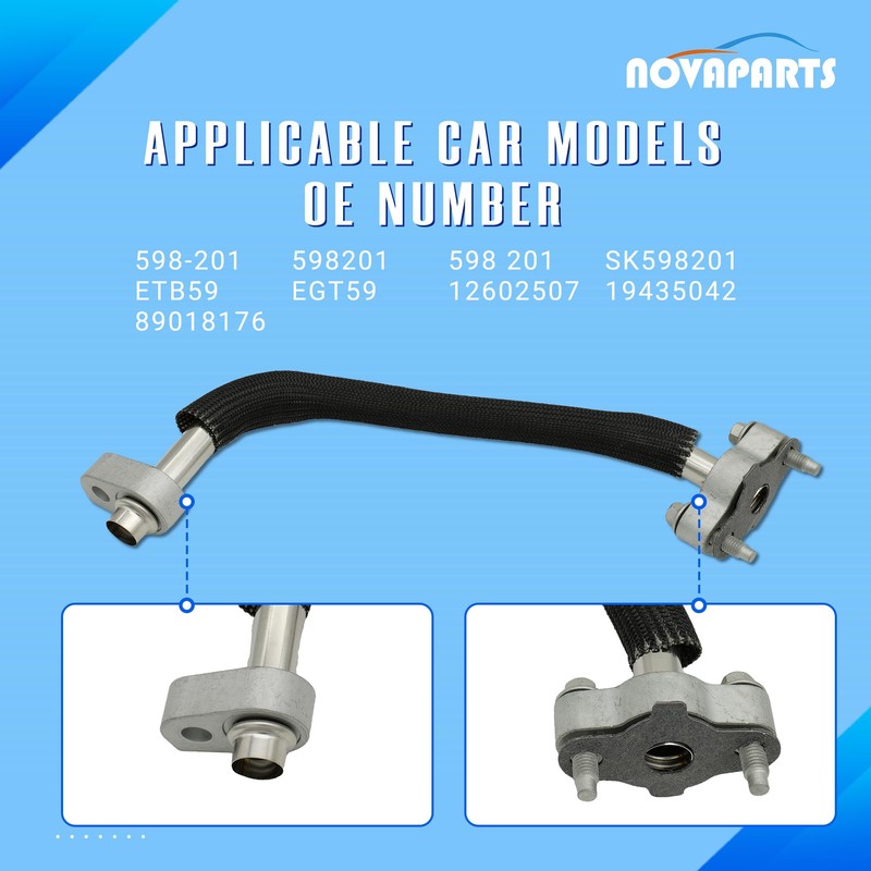 NOVAPARTS 12602507 EGR Line Pipe for 2005 2006 2007 2008