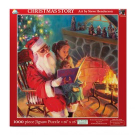 SUNSOUT INC - Christmas Story - 1000 pc Jigsaw Puzzle by Artist: Steve Henderson - Finished Size 26" x 26" - MPN# 11214