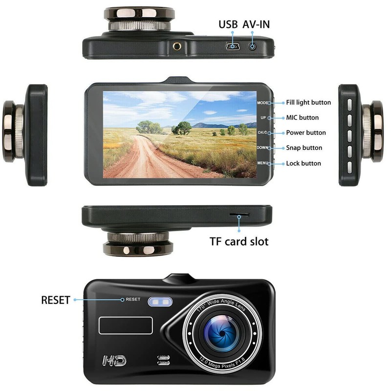 Fulasun Dash Cam Smart Car Dash Camera 1080P HD Reusable