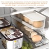 Egg Holder for Refrigerator, PRITOK 2 Layers Automatic Egg Container