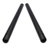 Motorcycle Half Handlebar Half Handlebar Aluminium Stub Handlebar CNC Handlebar Stub 22 mm x 300 mm (Black 2 Pieces)