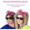 Disfraz de los 80's Mujers, 5 Conjunto de Accesorios para