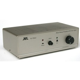 TCC TC-753LC SILVER Phono Preamp w/Level Control and AUX Input