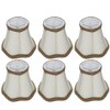 6Pcs Desktop Table Lamp Cover Fabric Lampshade Accessory for E14