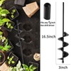 TCBWFY 4 Pack Garden Auger Spiral Drill Bits - 1.6"x9",