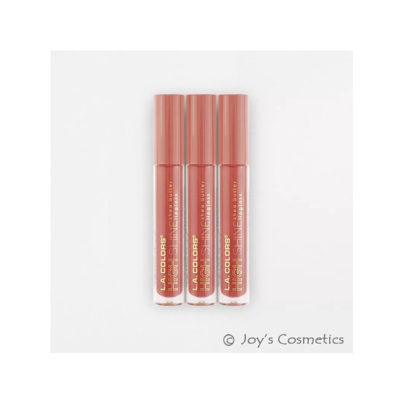 3 LA COLORS High Shine Lipgloss Shea Butter - 3
