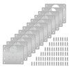 12PCS Cabinet Hinge Repair Plate - Stainless Steel Kitchen Cabinet