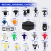 MOTOALL 500pcs Universal Mixed Auto Car Nylon Bumper Fender Trim