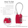 CFMOUR TSA Locks - 1, 2, 3, 4, 5, 6