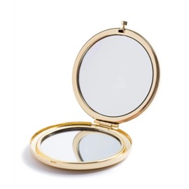 Magnifying Compact Mirror for Purses with 2 x 1x Magnification, Folding Mini Pocket Double Sided Travel Makeup Mirror, Perfect for Purse, Pocket