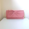 Suede Pleated Style Bridal Prom Wedding Evening Clutch Party Purse
