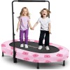 Unbranded Foldable Trampoline, Mini Rebounder Trampoline with Adjustable Handle, Exercise~