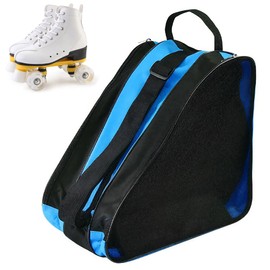 Roller Skate Bag, Unisex Ice Skate Bag with Adjustable Shoulder Strap, Roller Skate Carry Bag, Oxford Cloth Skating Accessories for Women Men Adults