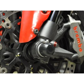 Woodcraft DUCATI 2014-2017 MONSTER 1200 / S / R WOODCRAFT RACING FRONT AXLE SLIDER KIT