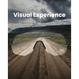 OutdoorMaster Hawk HD Enhance Sport Sunglasses for Men Women Youth, TR90 UV400 Cycling Glasses for Baseball Running Golf Driving