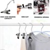 Pack of 20 Portable Laundry Hooks, 360° Rotating Boot Hanger,
