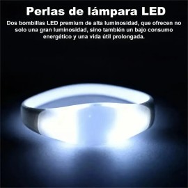 15pcs Pulseras Para Fiestas Pulseras Luminosas Audioritmicas Blanco