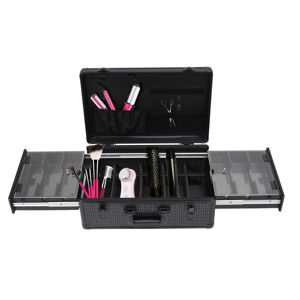 KELIBI Barber Case, Integrated Design Portable Barber Case w/Lock, Large