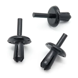 VVO Fasteners- Black Plastic Rear Wheel Arch Flares & Moulding Trim Clips for Land Rover Defender, (Pack of 10)