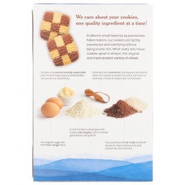 Jovial Organic Einkorn Checkerboard Cookies - Organic Cookies, High Protein, Fair Trade Certified, All Natural Ingredients, Low Carb, Low Sugar, Palm Done Right - 8.8 Oz