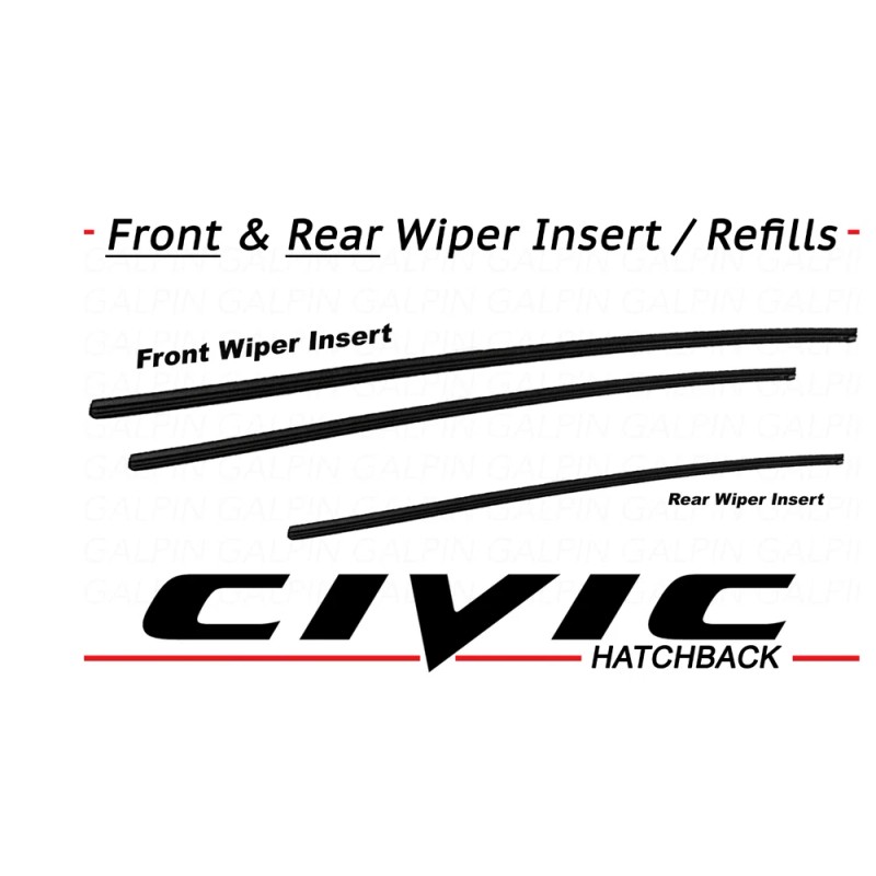 Autoparts 🔥 Genuine OEM Honda Civic Hatchback 2017-2020 Wiper Inserts
