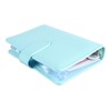 A6 PU Notebook Binder with Transparent Card Pocket Magnet Clasp