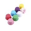 100 x Mini Paper Cupcake Cases Muffin Wrappers, Multi-Colour